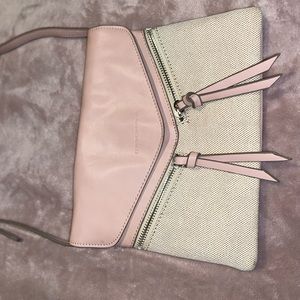 David Jones Paris over the shoulder adjustable crossbody purse